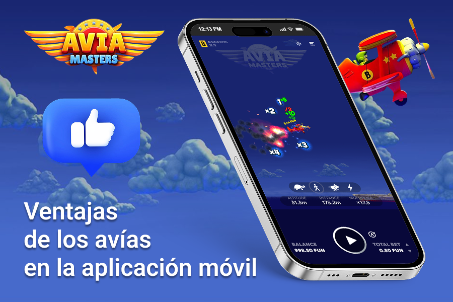 La aplicación móvil Aviamasters ofrece las siguientes ventajas