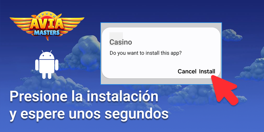 Instalar la aplicación Aviamasters para Android