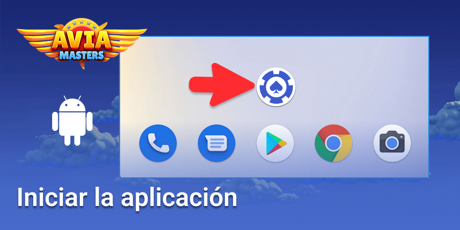 Inicie la aplicación Aviamasters