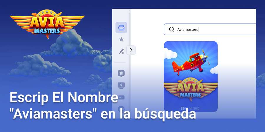Escriba el nombre “Aviamasters” en la búsqueda