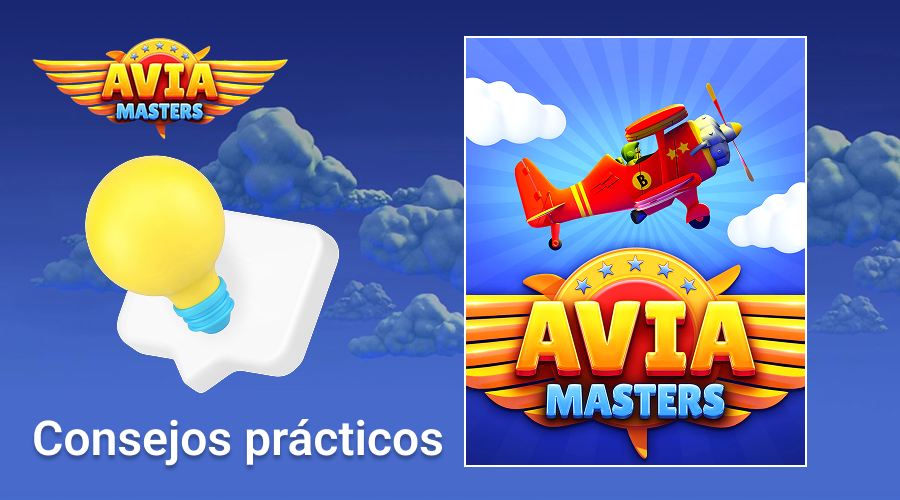 Aquí tienes algunos consejos para jugar a Aviamasters.