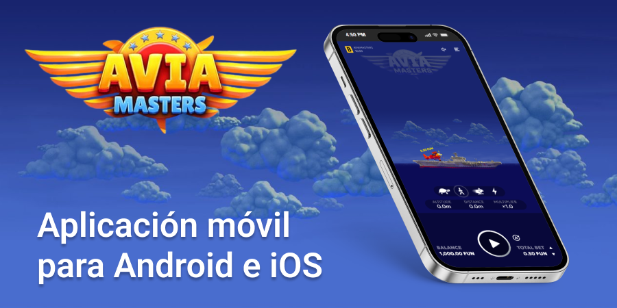 Aplicación móvil Aviamasters para Android e iOS