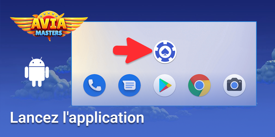 Lancer l'application Aviamasters