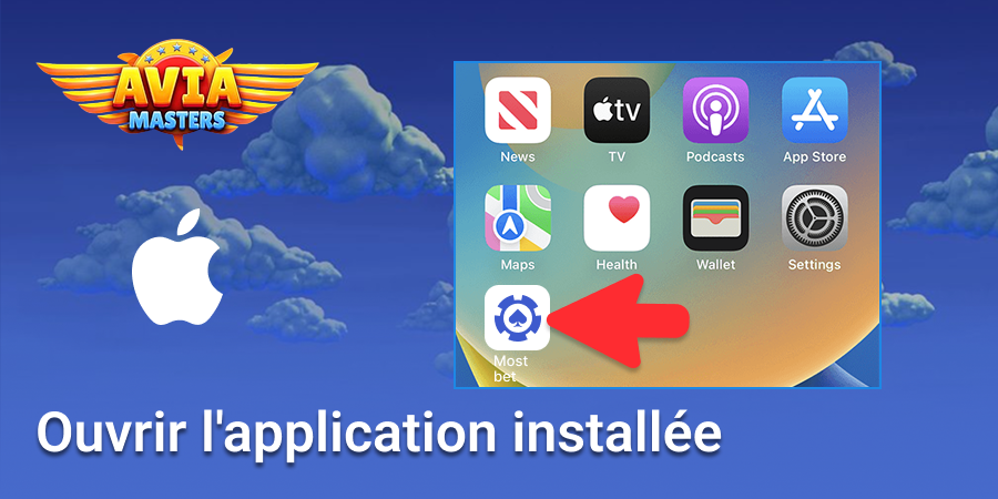Ouvrez l'application Casino et connectez-vous pour commencer à jouer à Aviamasters