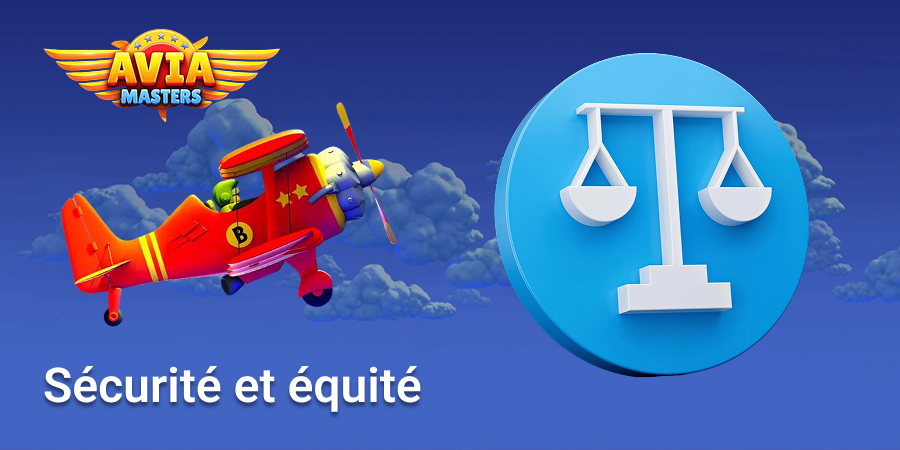 Le jeu Aviamasters Crash est sécurisé et équitable