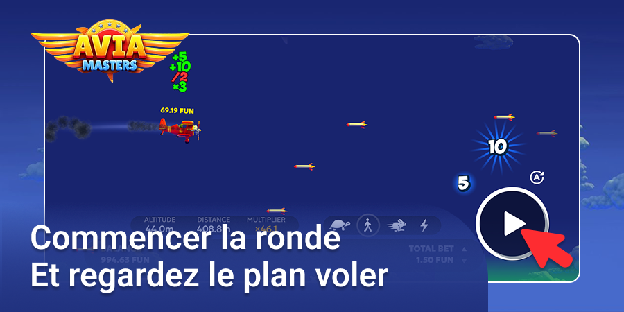 Commencez le tour au jeu Aviamasters