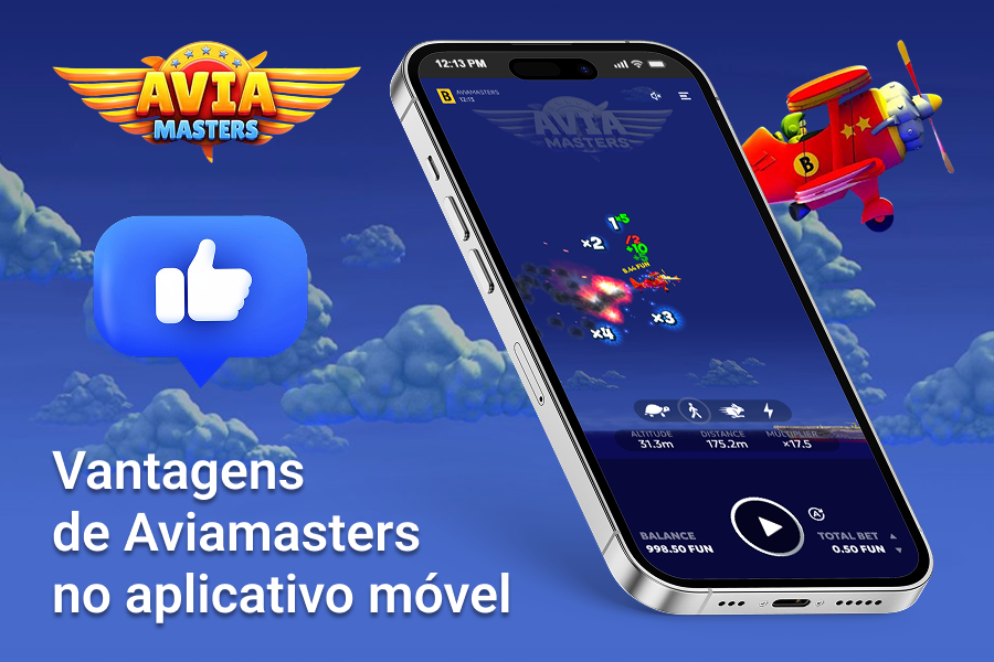 O aplicativo móvel Aviamasters oferece as seguintes vantagens