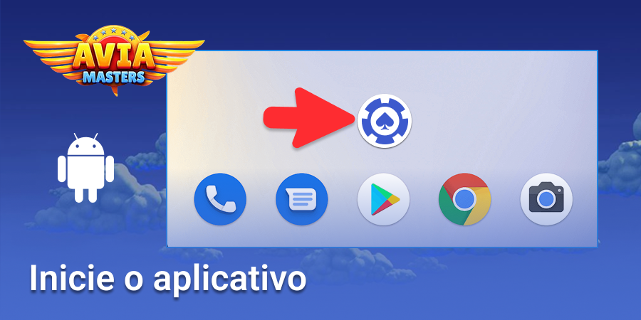 Inicie o aplicativo Aviamasters
