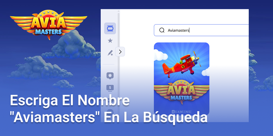 Digite o nome “Aviamasters” na pesquisa