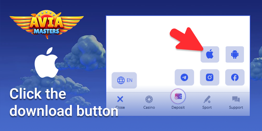 Get the Aviamasters IPA file on your handheld device by clicking the download button