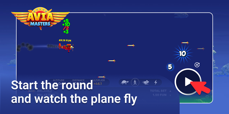 Begin the round at the Aviamasters game
